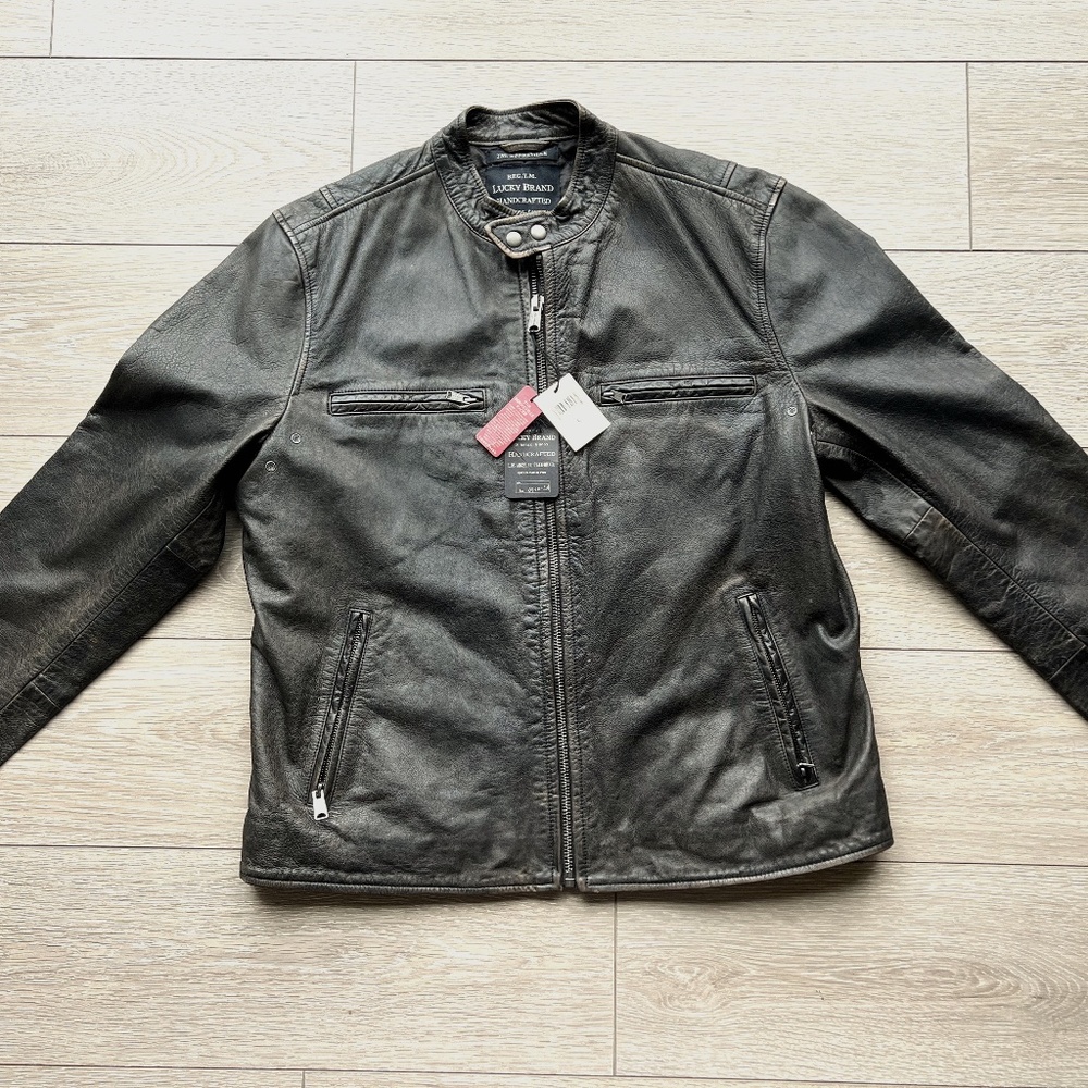 COPY - Lucky Brand (The Bonneville Racer), Large, Distressed Brown